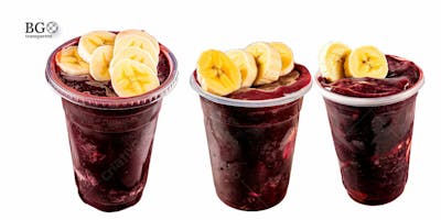 Açaí Brasileiro Com Banana Png Transparente