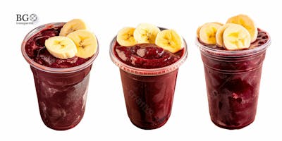 Açaí Brasileiro Com Banana Png Transparente