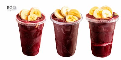 Açaí Brasileiro Com Banana Png Transparente
