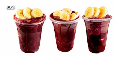 Açaí Brasileiro Com Banana Png Transparente