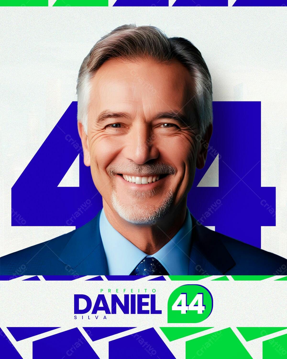 PSD para Campanha Política - Prefeito Daniel Silva 44