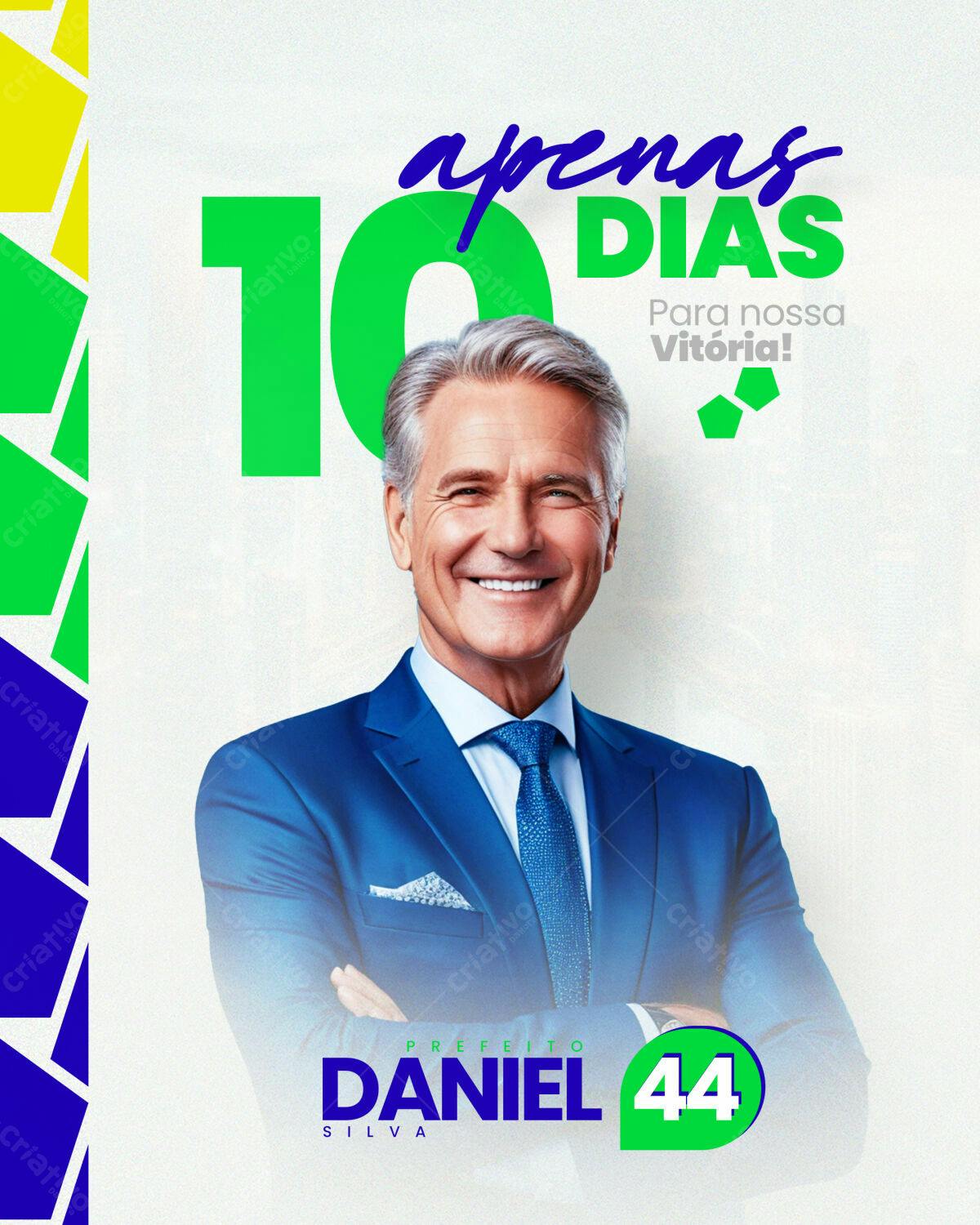 Flyer de Campanha Política PSD Editável