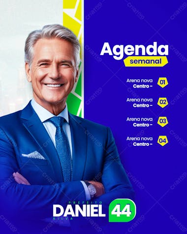 Campanha eleitoral política eleição prefeito vereador feed ag social media psd editavél