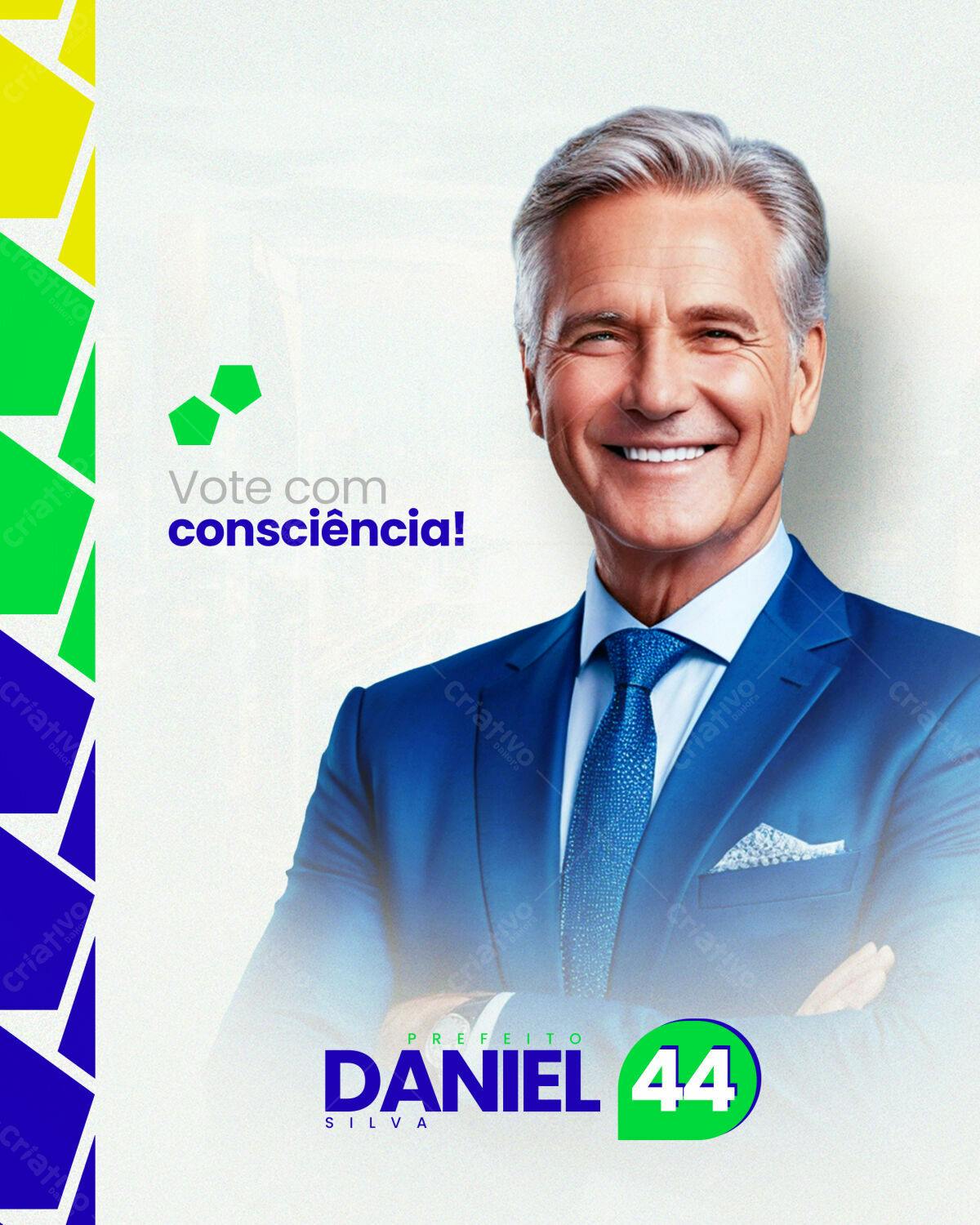 Material de Campanha Política PSD Editável