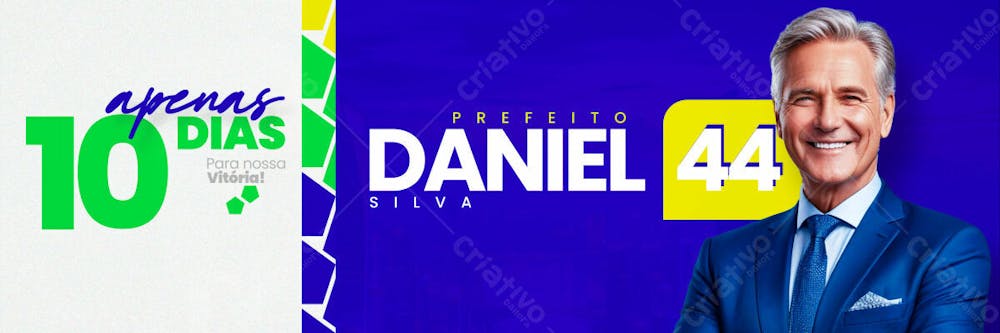 Campanha Eleitoral Política Eleição Prefeito Vereador Outdoor 10 Social Media Psd Editavél