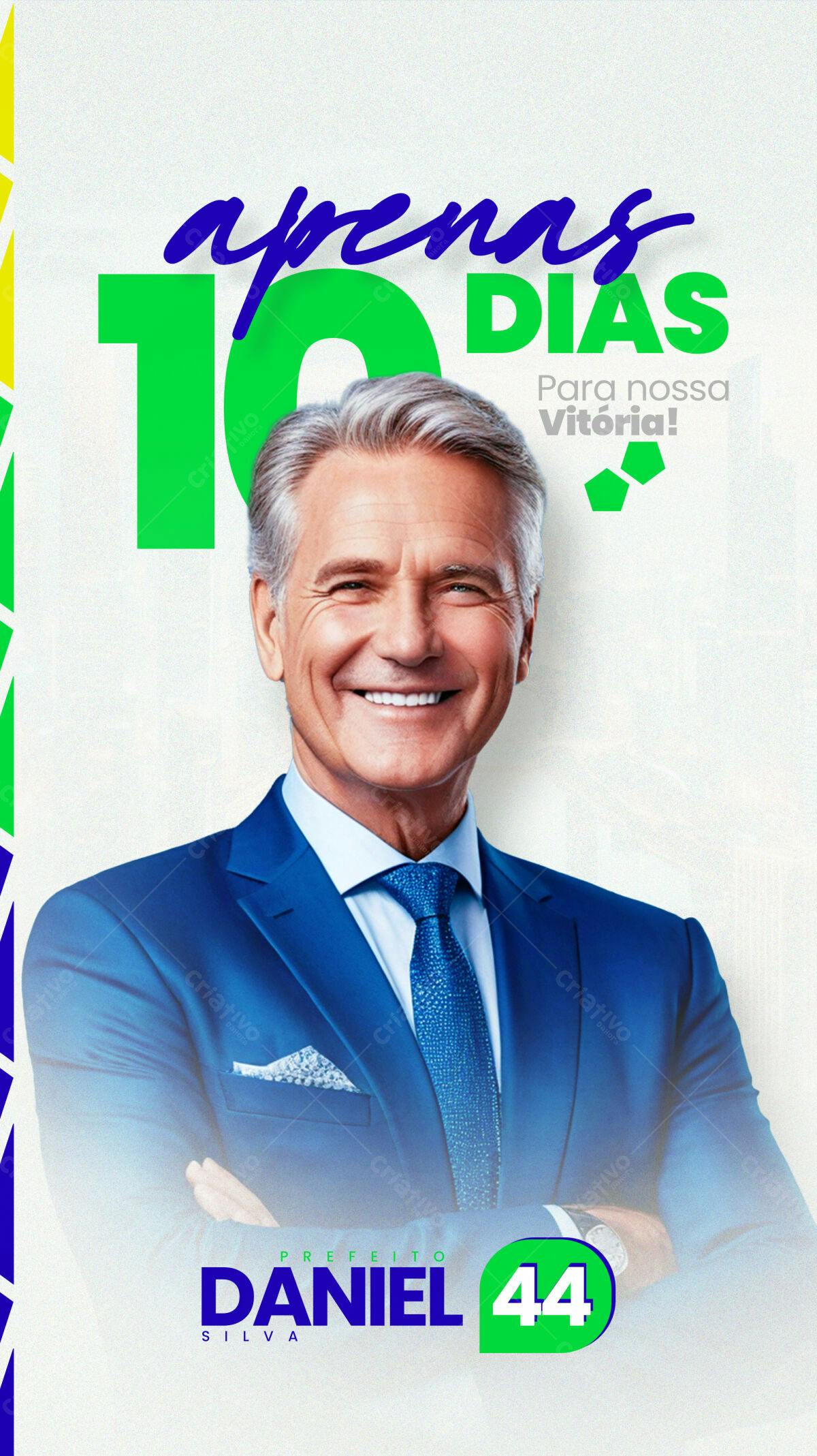 Material de Campanha Política PSD Editável