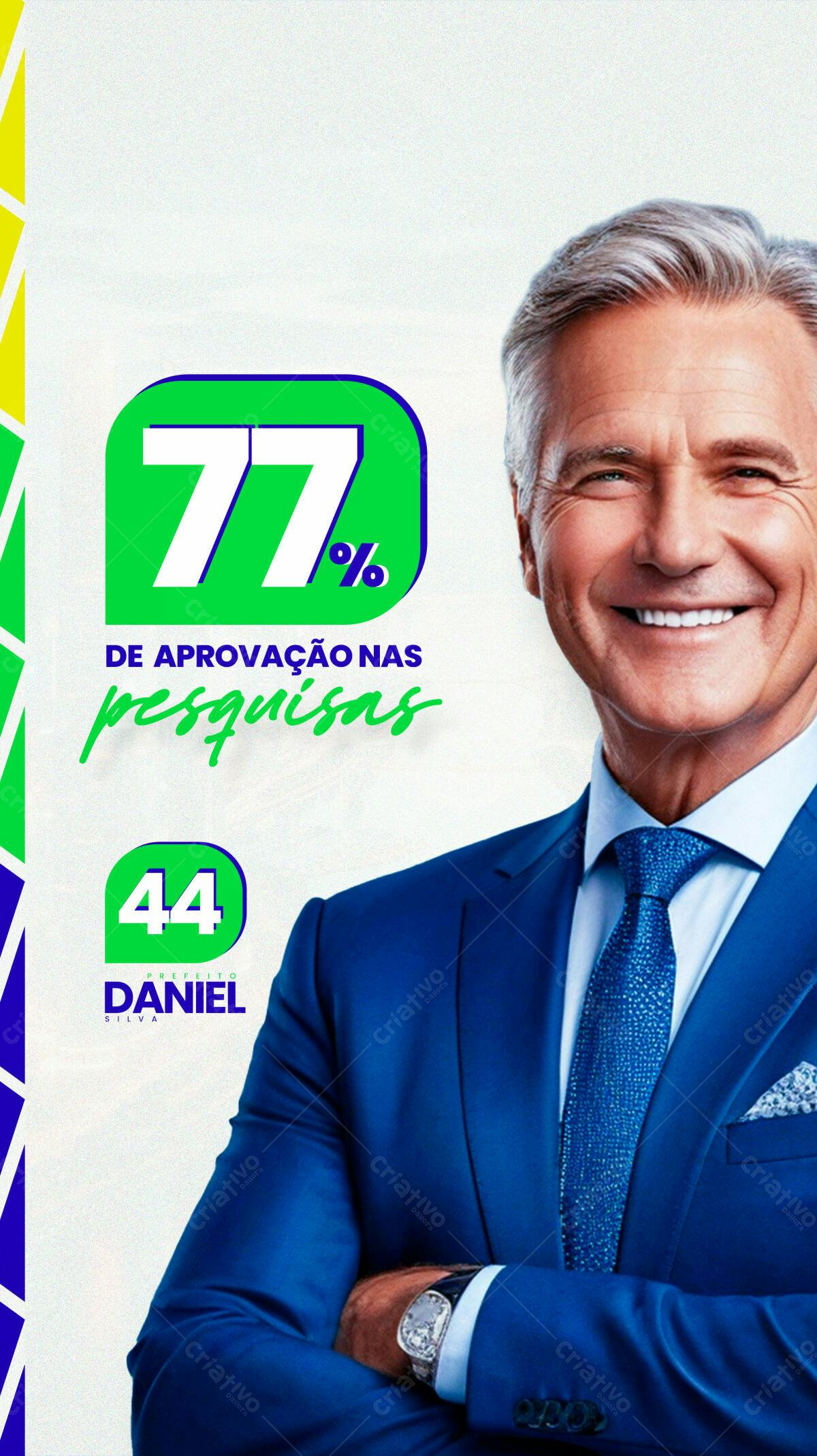 Flyer de Campanha Política PSD Editável