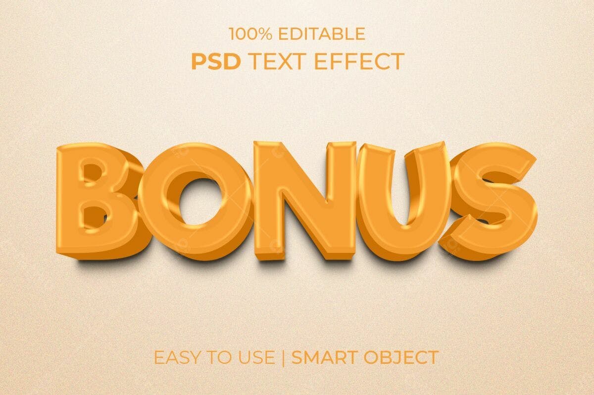 Efeito de Texto 3D em PSD para Promoções PSD Editável
