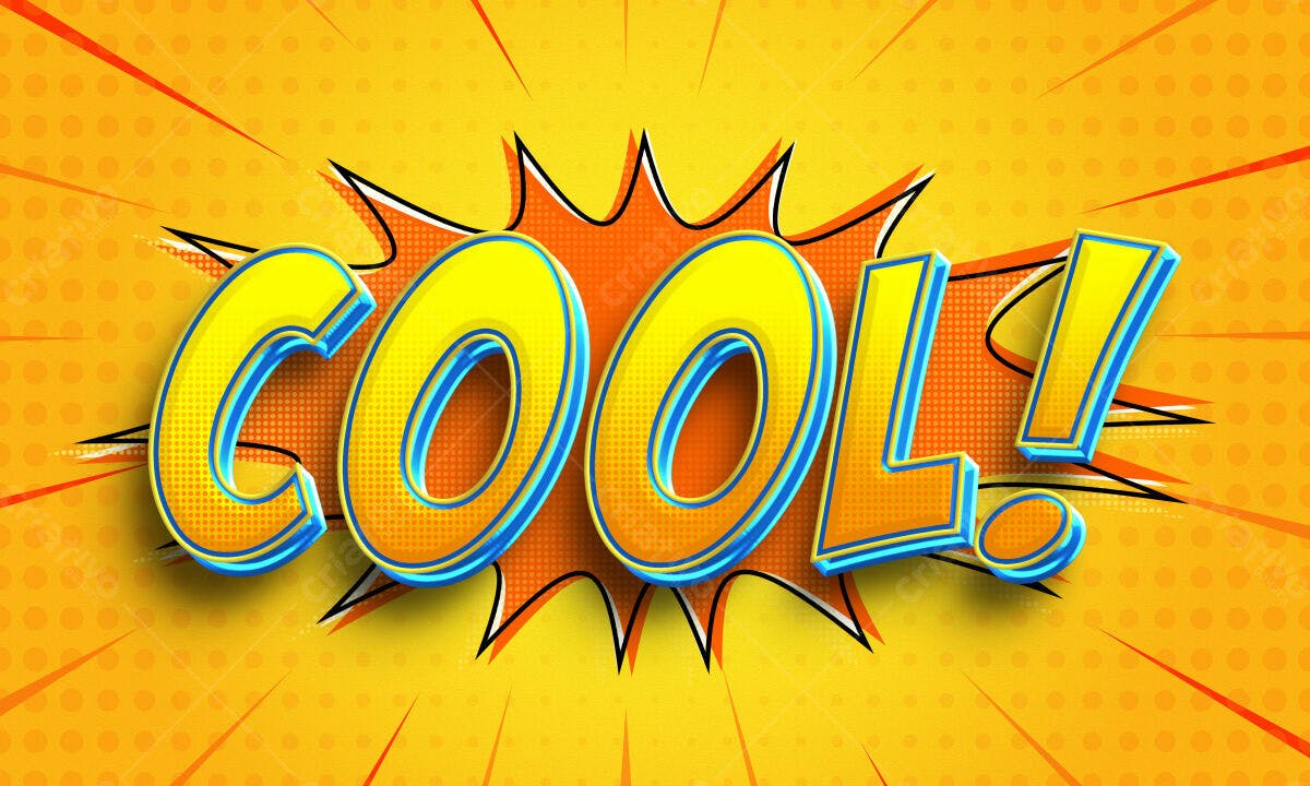 Arte Pop Art "Cool" PSD Editável