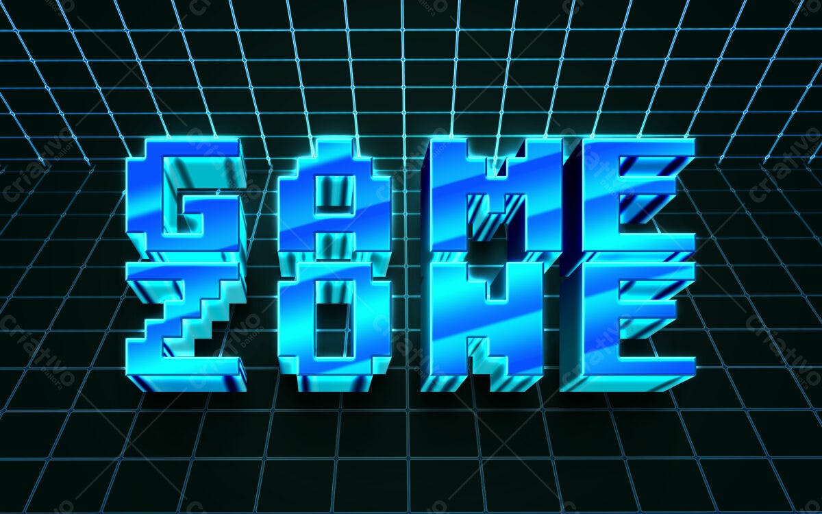 Arte 8 bits para Games PSD Editável