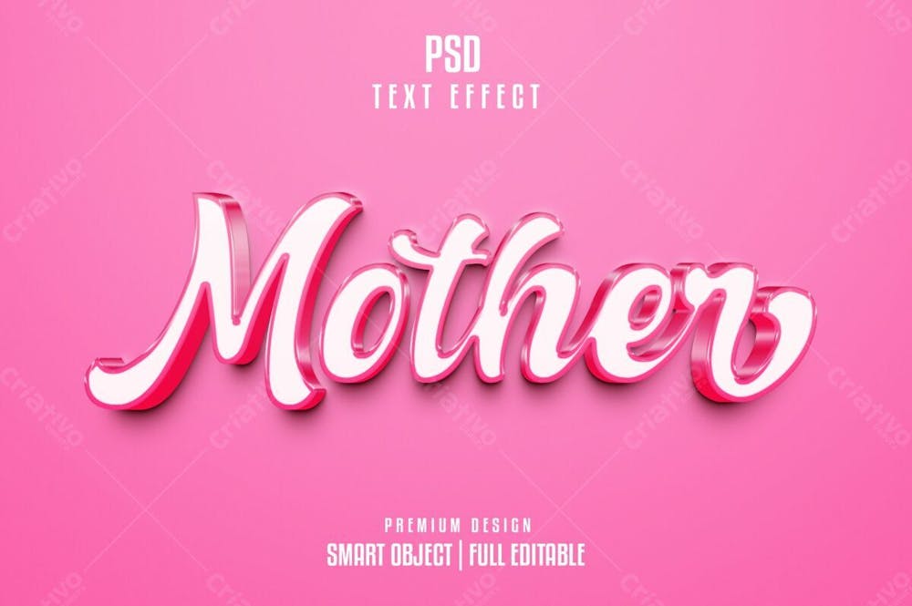 Mother Style Text Effect Editable