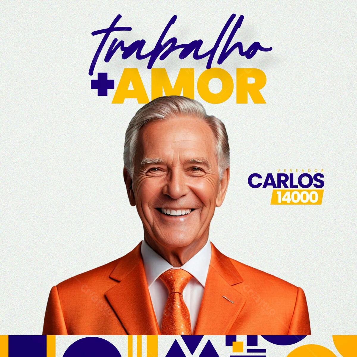 Flyer de Campanha Política PSD Editável