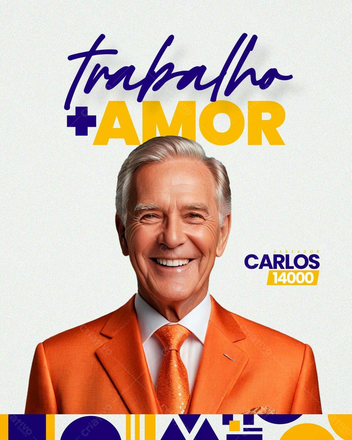Flyer de Campanha Política PSD Editável
