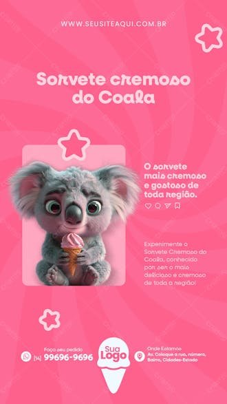 Story sorveteria social media 03