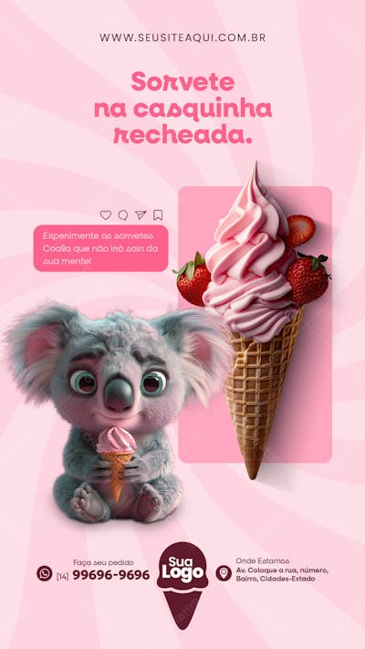Story Sorveteria Social Media 06
