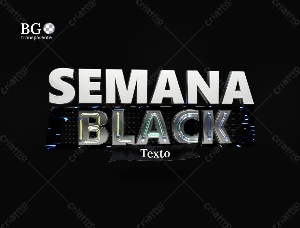 Kit Semana Black Friday PSD Editável