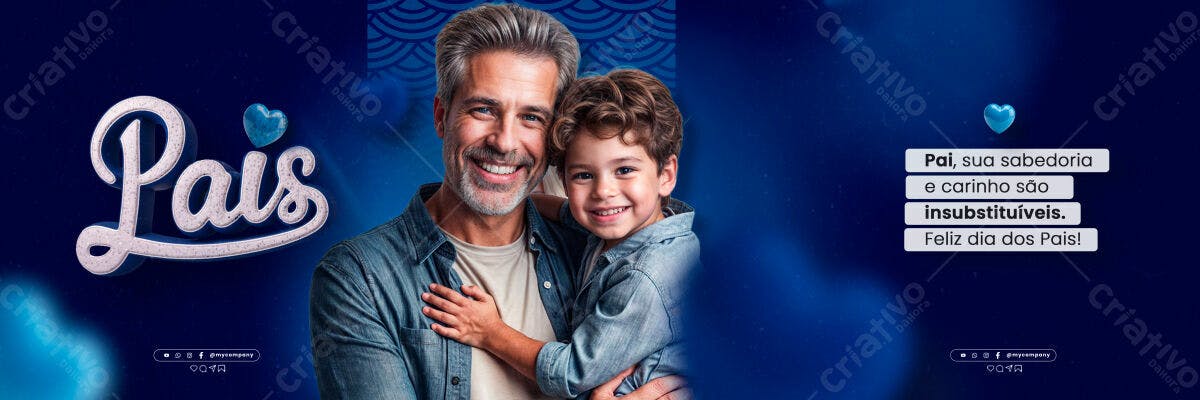 Banner Dia dos Pais PSD Editável