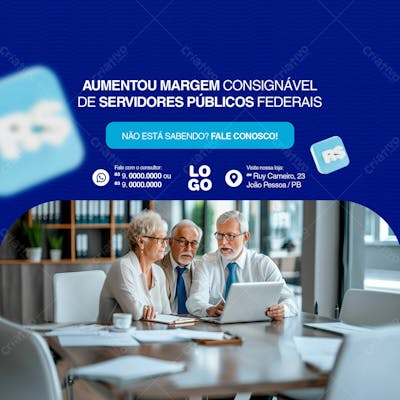 Margem Consignável Servidor Público Social Media Feed