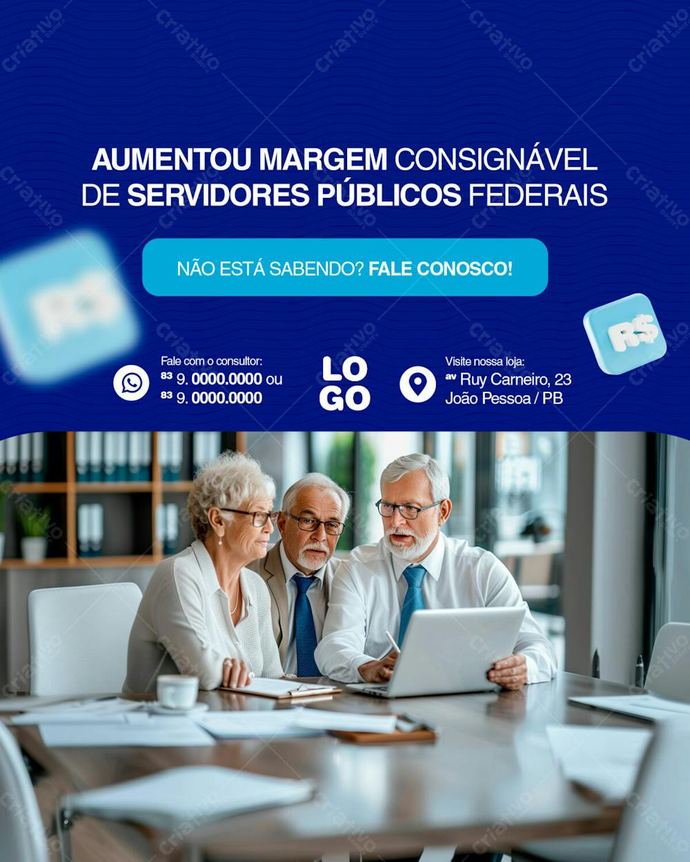 Margem Consignável Servidor Público Social Media Feed