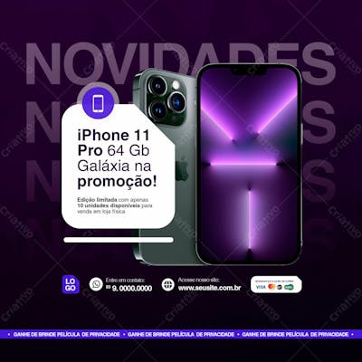 Assistência Técnica Iphone 11 Pro Social Media Feed