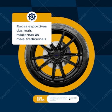 9 social media peças de carro psd editável