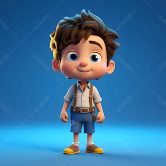 Kamranch 1 a little boy 3d cartoon character with blue backgroun ede 72f 2b 957a 4b 85 9796 6006f 89e 9688
