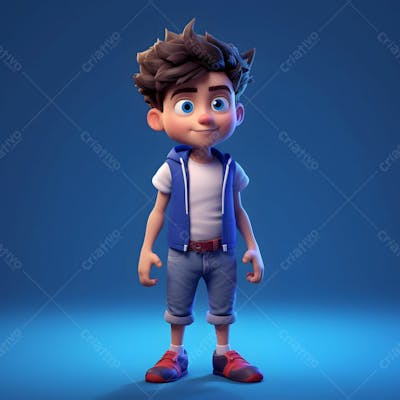 uma imagem do personagem de desenho animado de menino