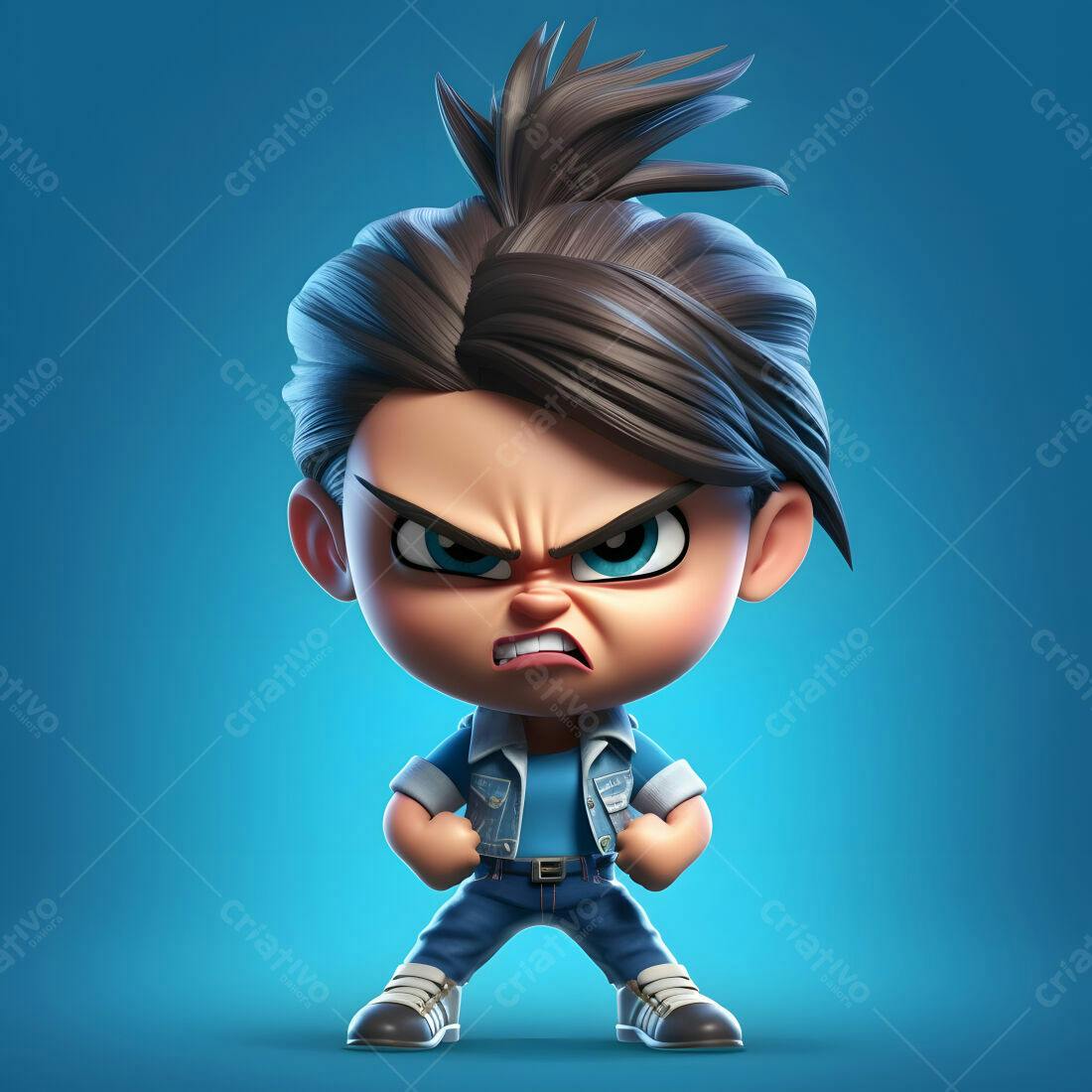 Menino Cartoon Brabo Jeans