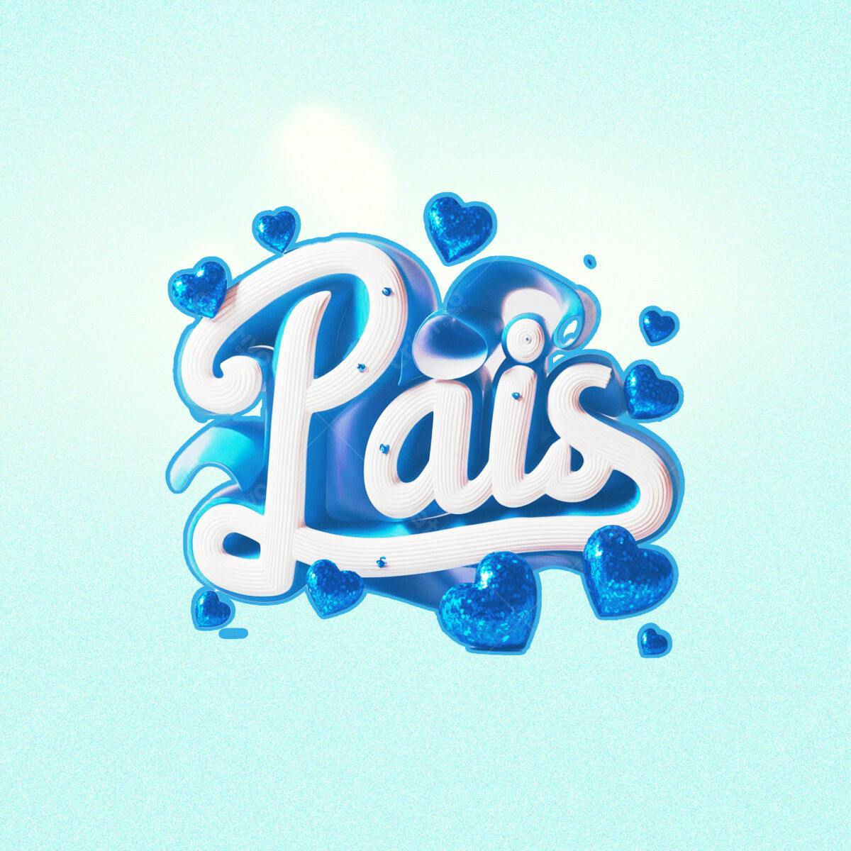 Arte para Dia dos Pais PSD Editável