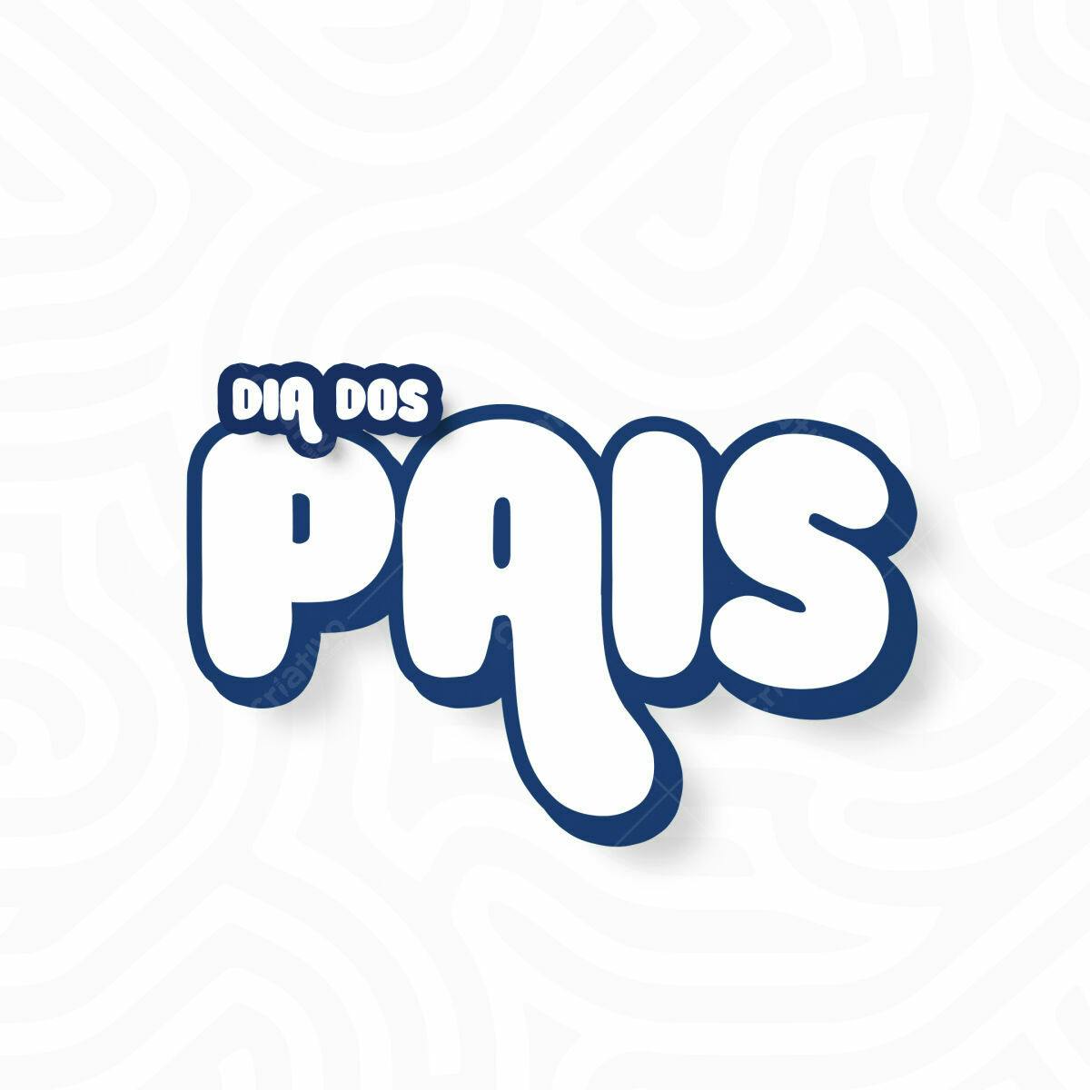 Arte Dia dos Pais PSD Editável