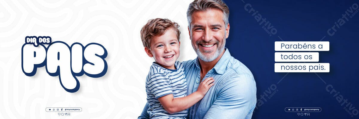 Banner Dia dos Pais PSD Editável