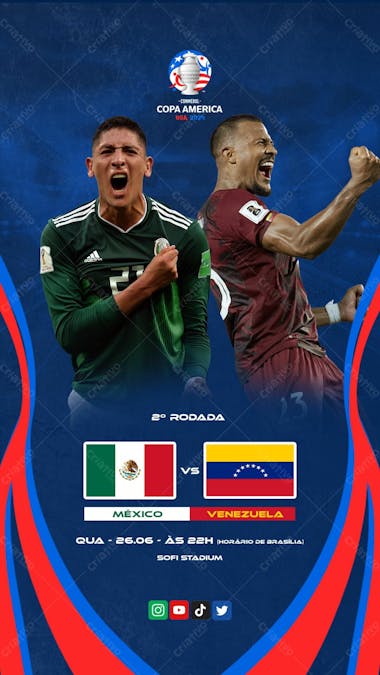 Copa america méxico x venezuela