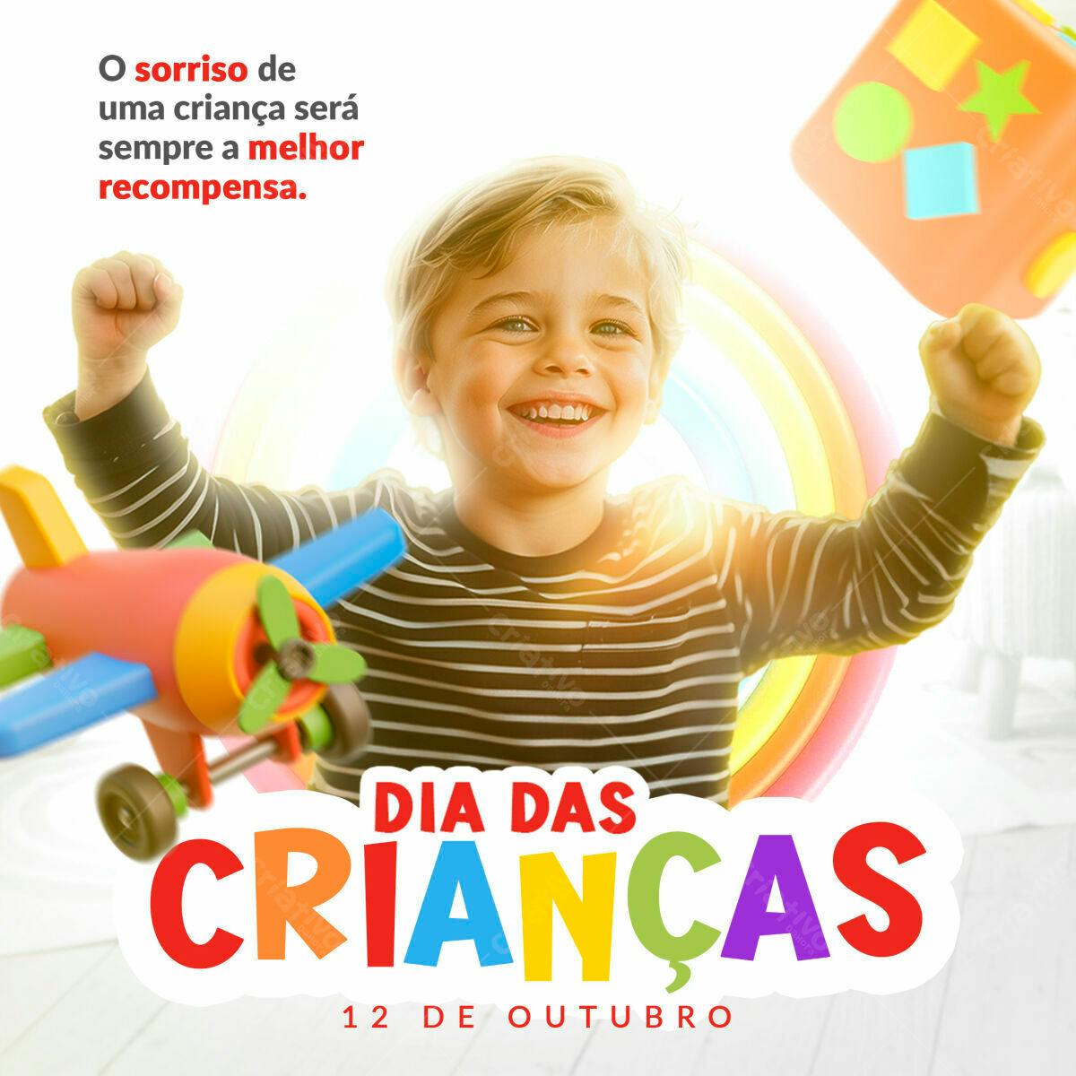 Flyer Dia das Crianças PSD Editável