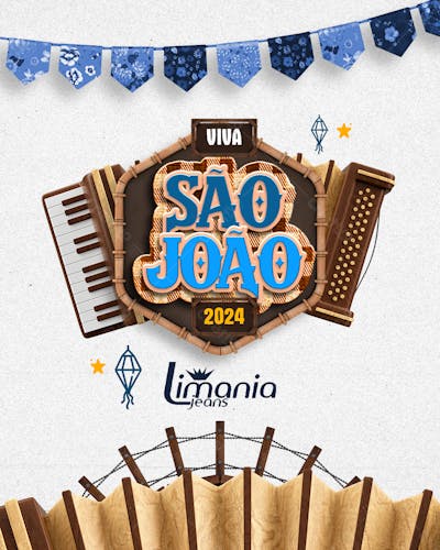 Viva São João Limania Jeans