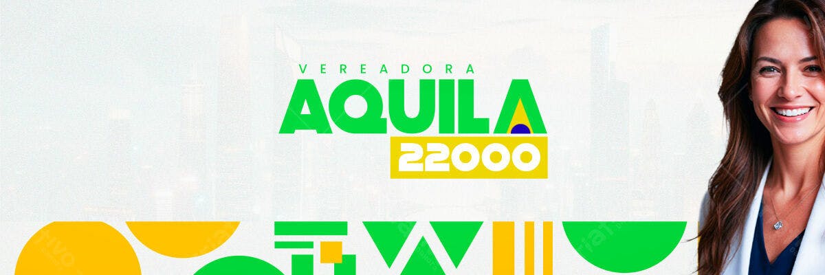 Banner de Campanha Política para Vereadora PSD Editável