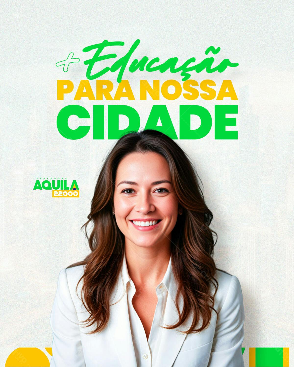 Flyer Política Educação PSD Editável