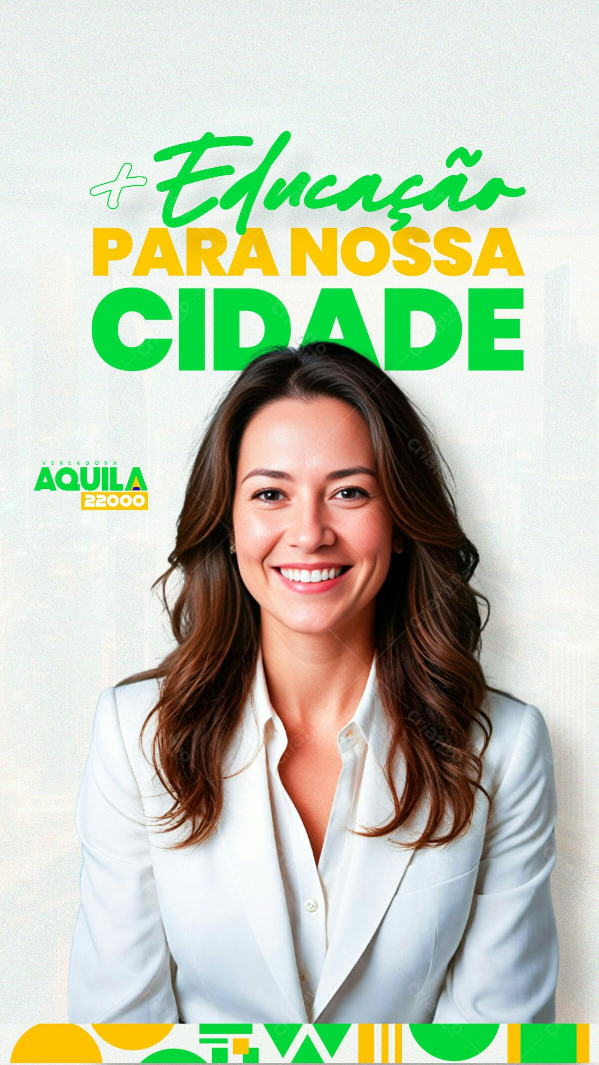 PSD para Campanha Política Educacional PSD Editável