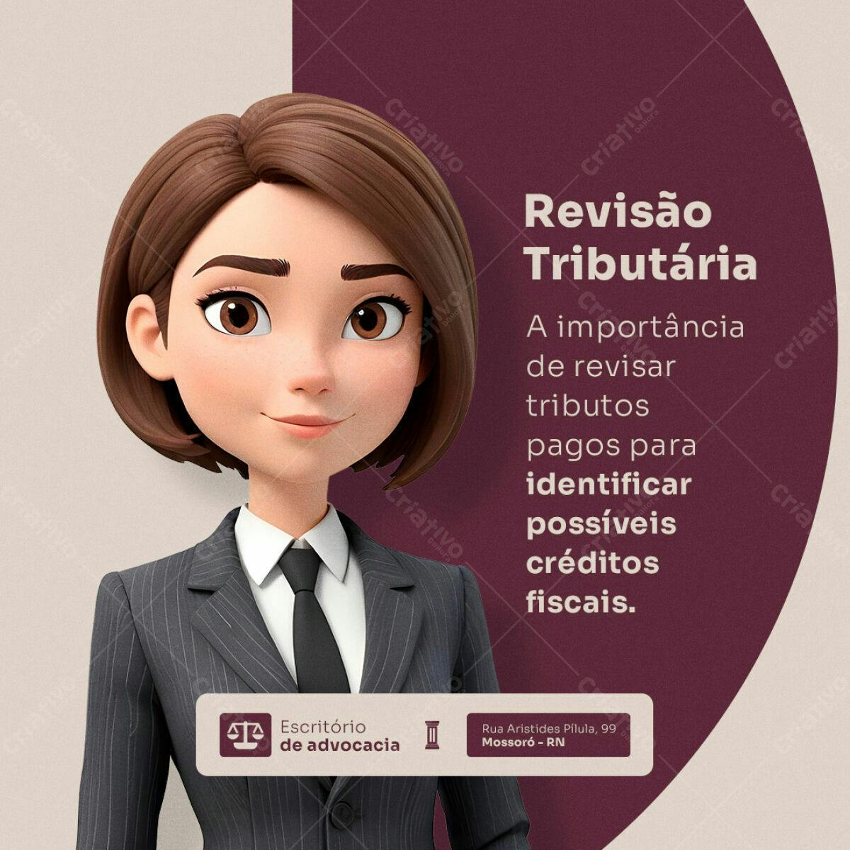 Postagem Instagram para Advocacia PSD Editável
