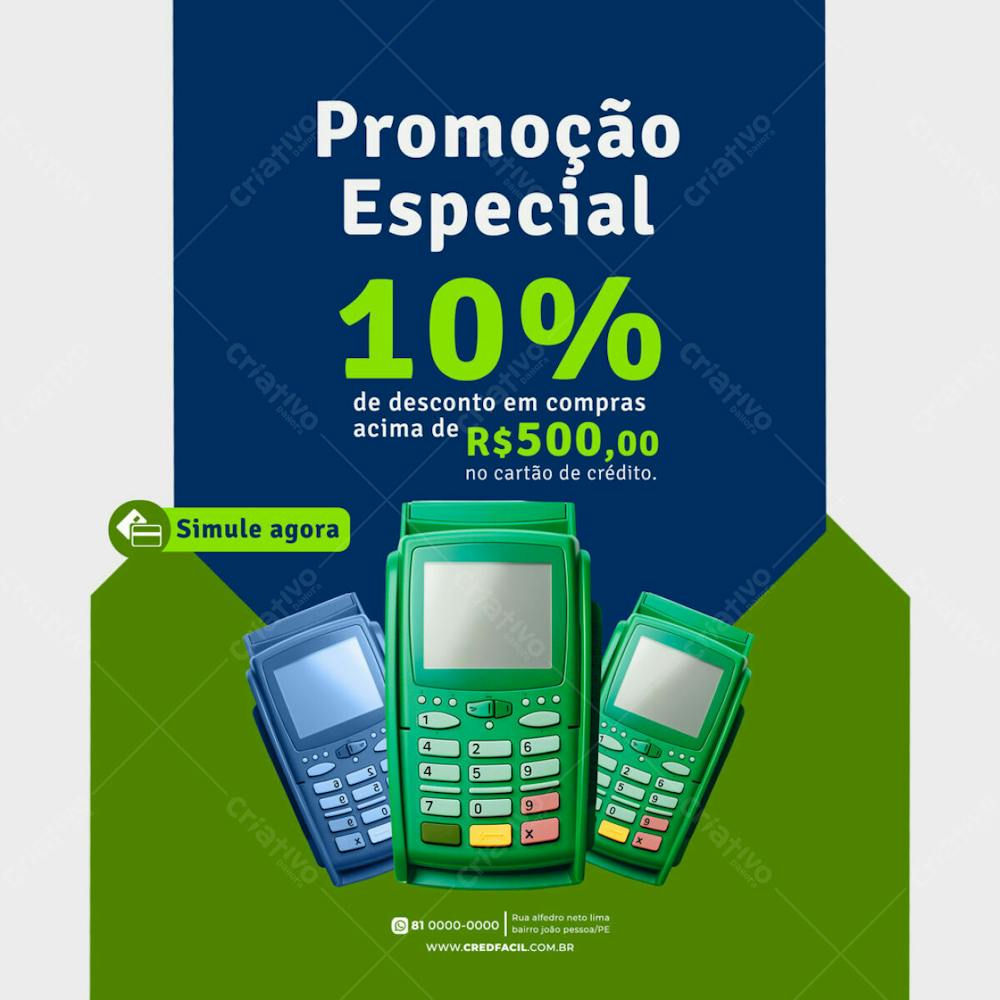 6 Cartão De Credito Psd Editável