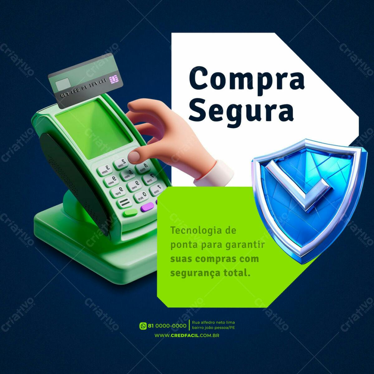 Banner Compra Segura PSD Editável