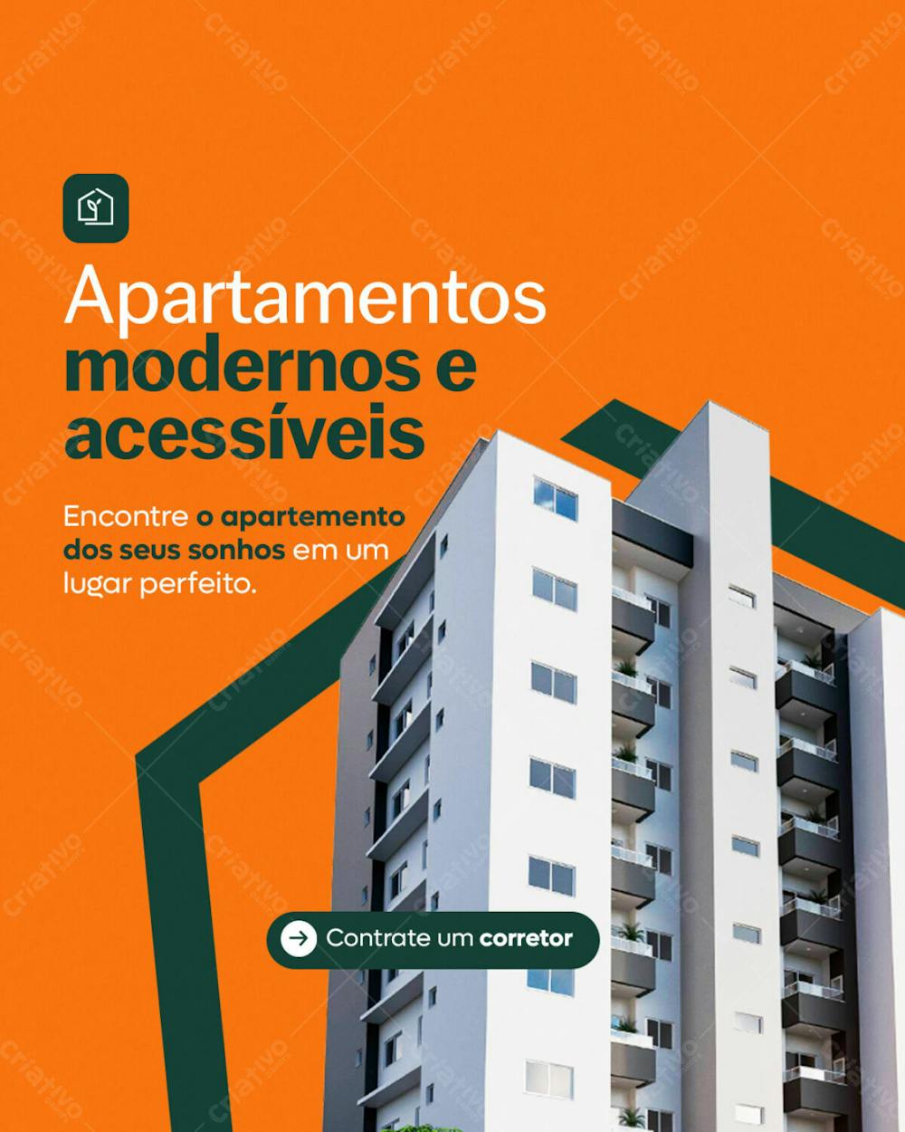 Apartamentos Modernos Social Media Corretor De Imóveis Psd