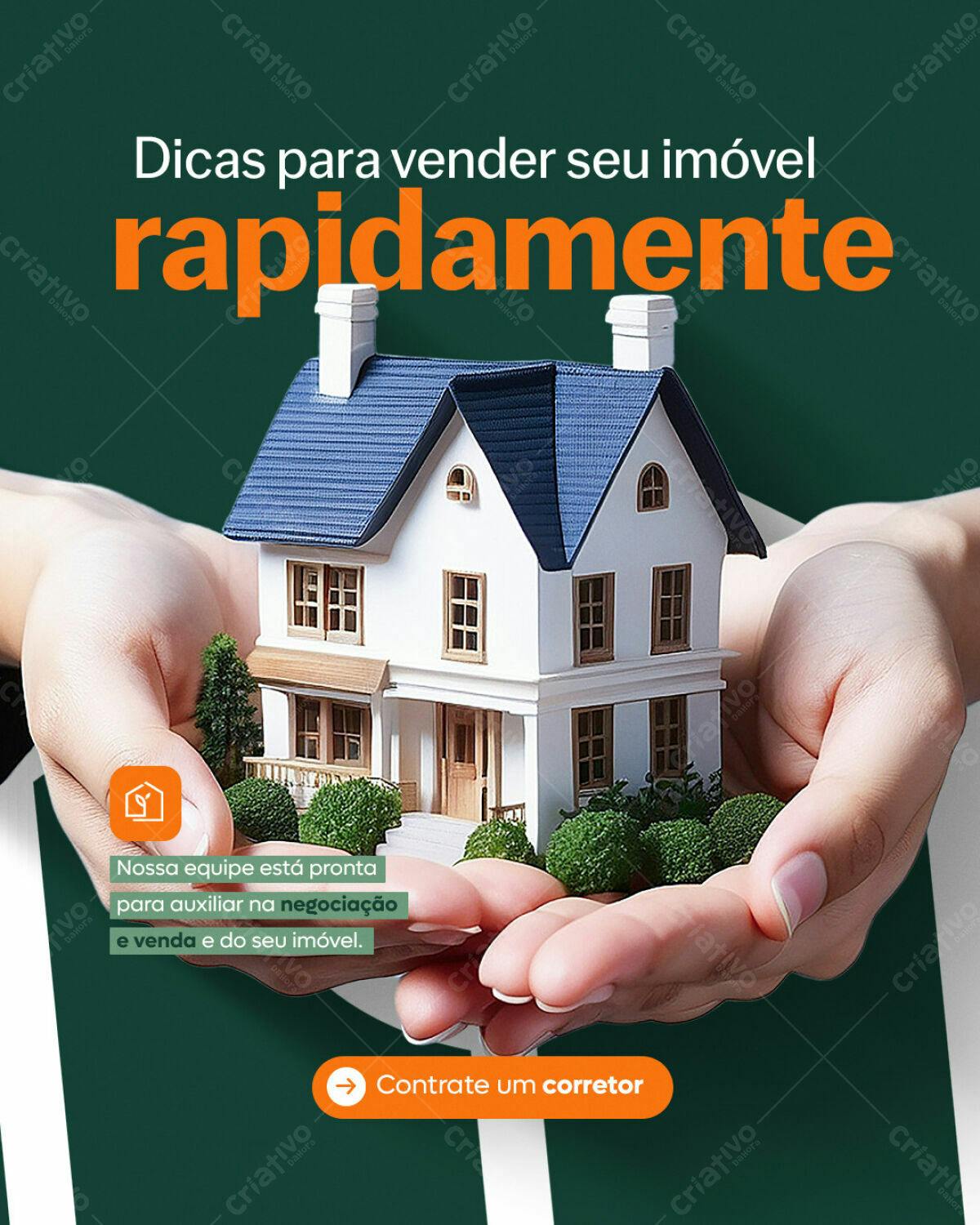 Flyer Imobiliário para Venda de Imóveis PSD Editável