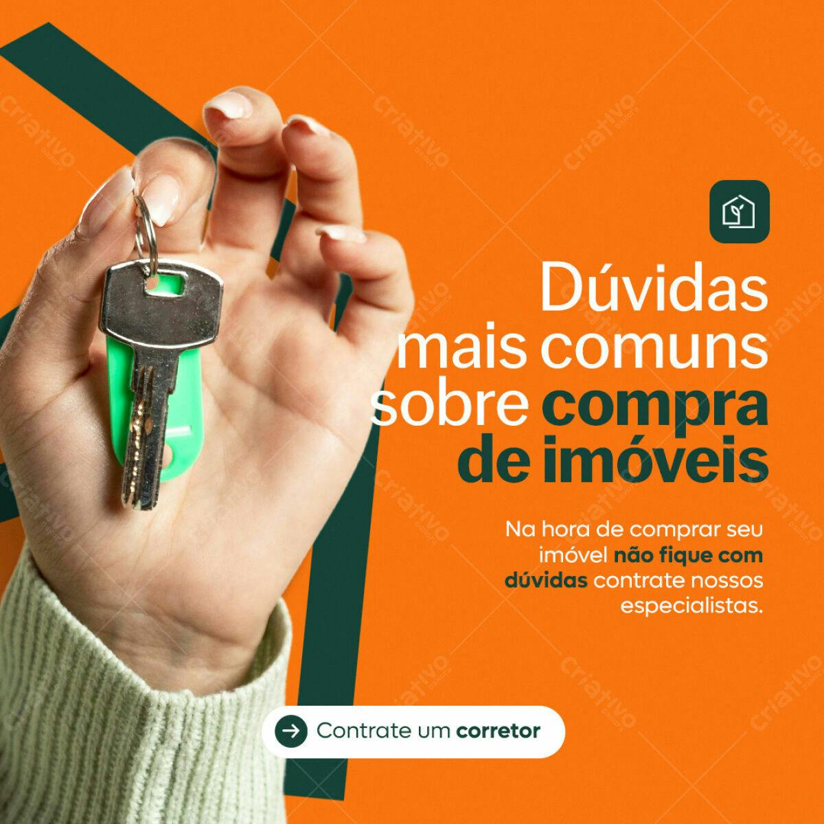 Postagem Instagram Imóveis PSD Editável