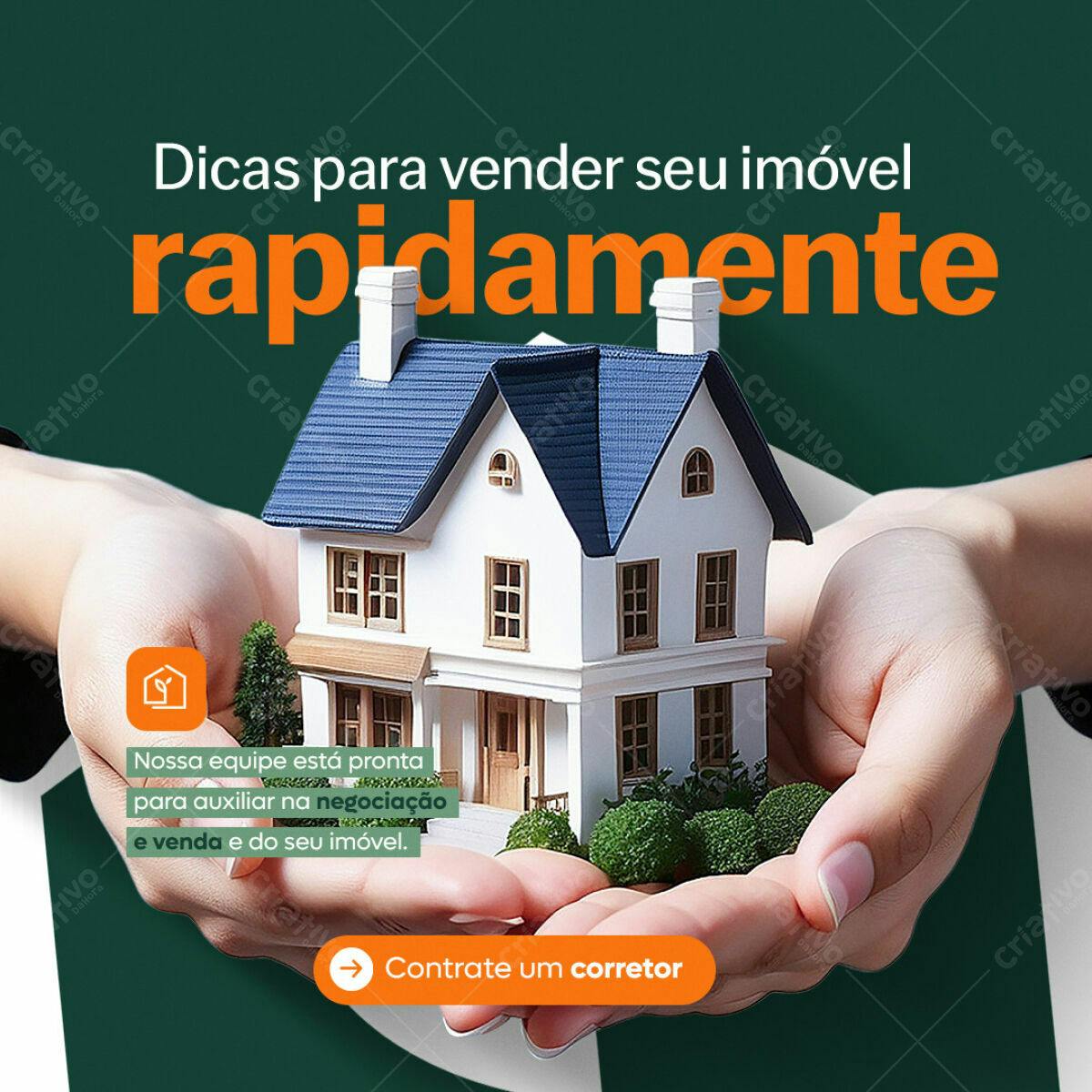 Postagem Imóveis para Venda Rápida PSD Editável
