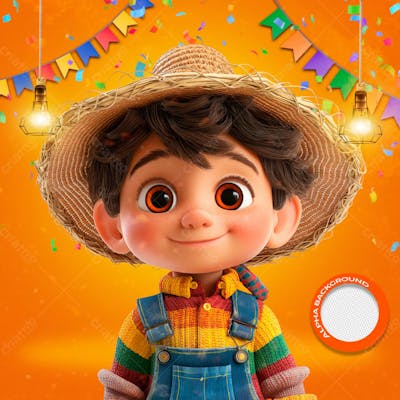 Mascotes De Festa Junina Modelo 107