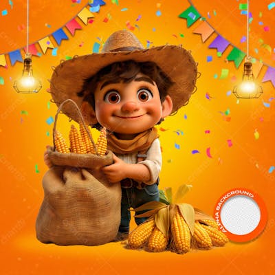 Mascotes De Festa Junina Modelo 126
