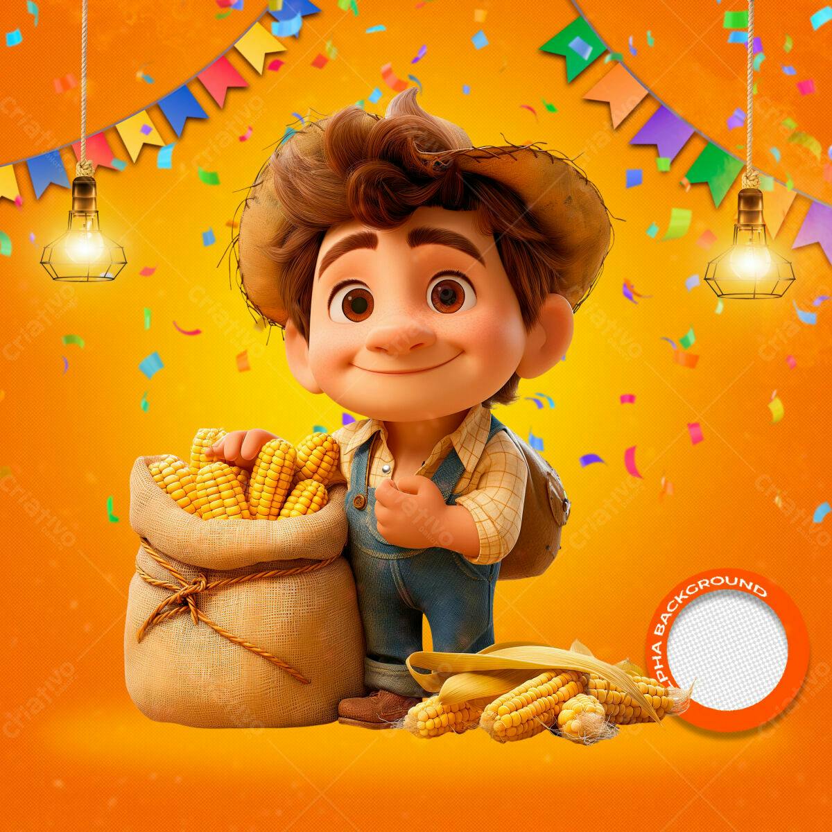Festa Junina PSD Editável