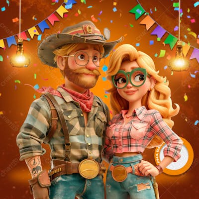 Mascotes De Festa Junina Modelo 158