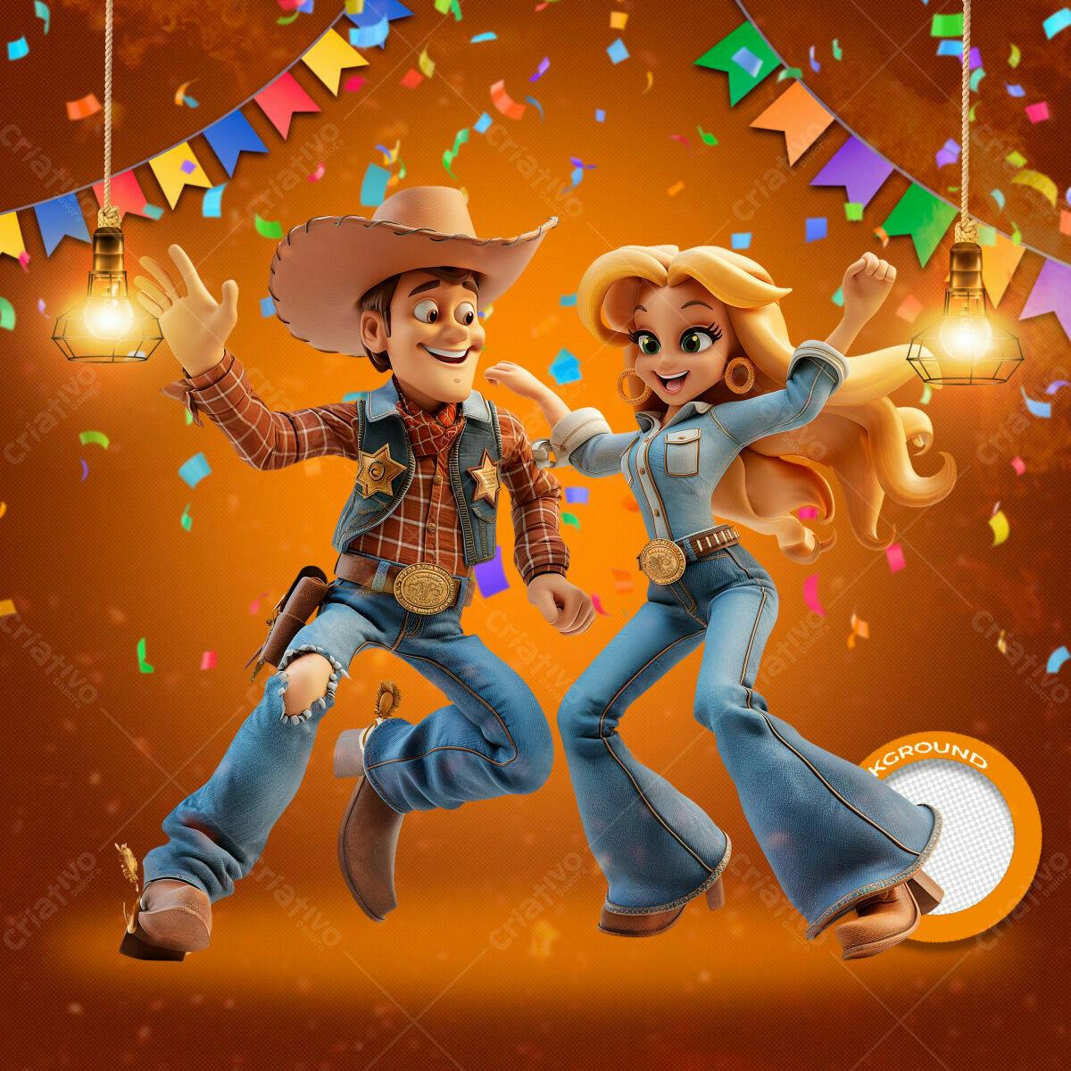Festa Junina PSD Editável