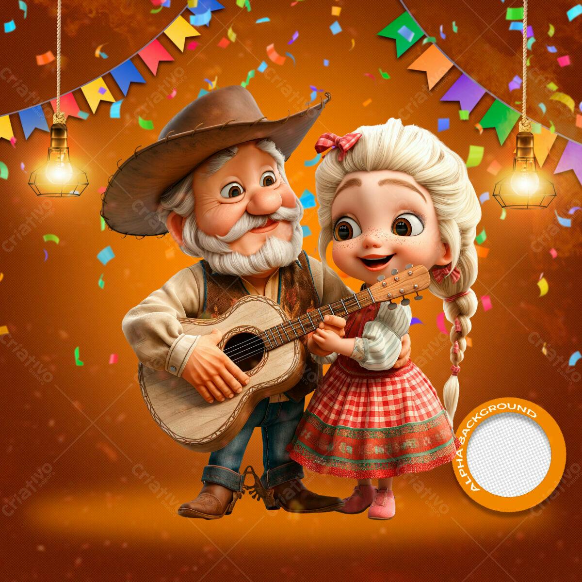 Festa Junina PSD Editável
